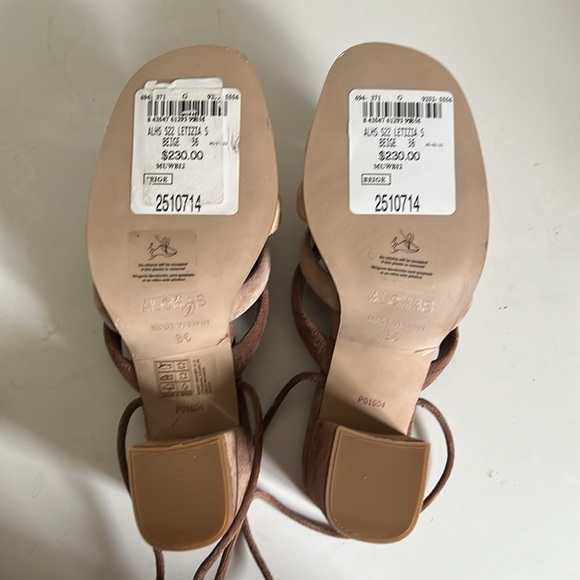 Alohas suede heeled sandals Letizia size 36 - Picture 2 of 5